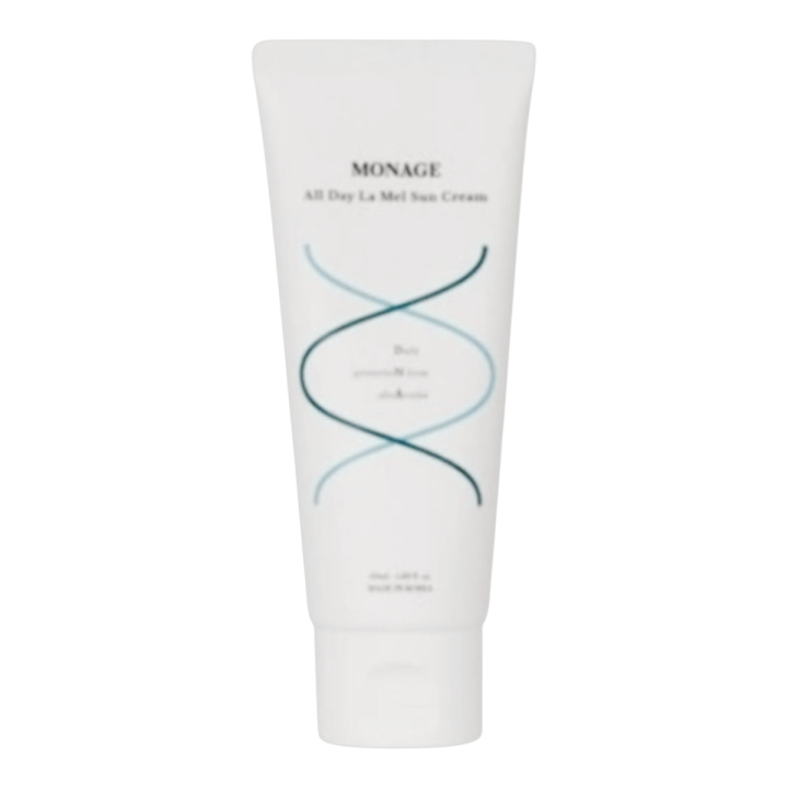 Monage krem przeciwsłoneczny SPF 50/ PA++++ z filtrami mineralnymi 50ml (All Day La Mei Sun Cream)