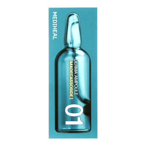 Mediheal kojąca maska algowa do twarzy z serum 28 g + 2 ml (Derma Modeling MADECASSOSIDE) step1