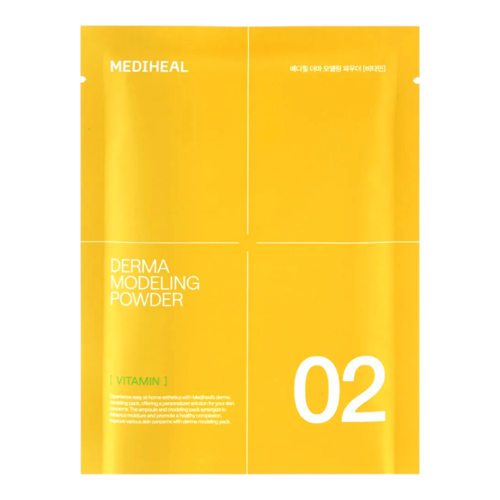 Mediheal rozświetlająca maska algowa do twarzy z serum 28g + 2ml step2