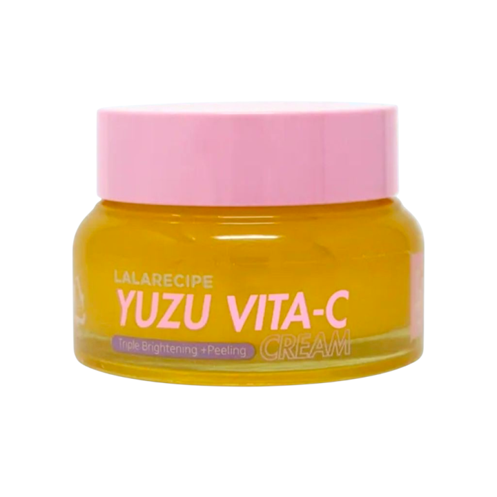 Lalarecipe Yuzu  Cream VitC  (krem rozjaśniający krem do twarzy z wit c).png