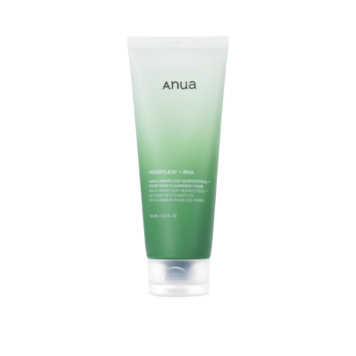 Anua dogłębnie oczyszczająca pianka do twarzy 150ml (Heartleaf Quercetinol Pore Deep Cleansing Foam).png