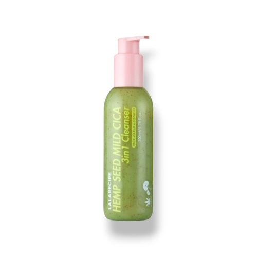 LalaRecipe pianka oczyszczająco-łagodząca 3w1 (Hemp Seed MIld Cica 3in1 Cleanser)