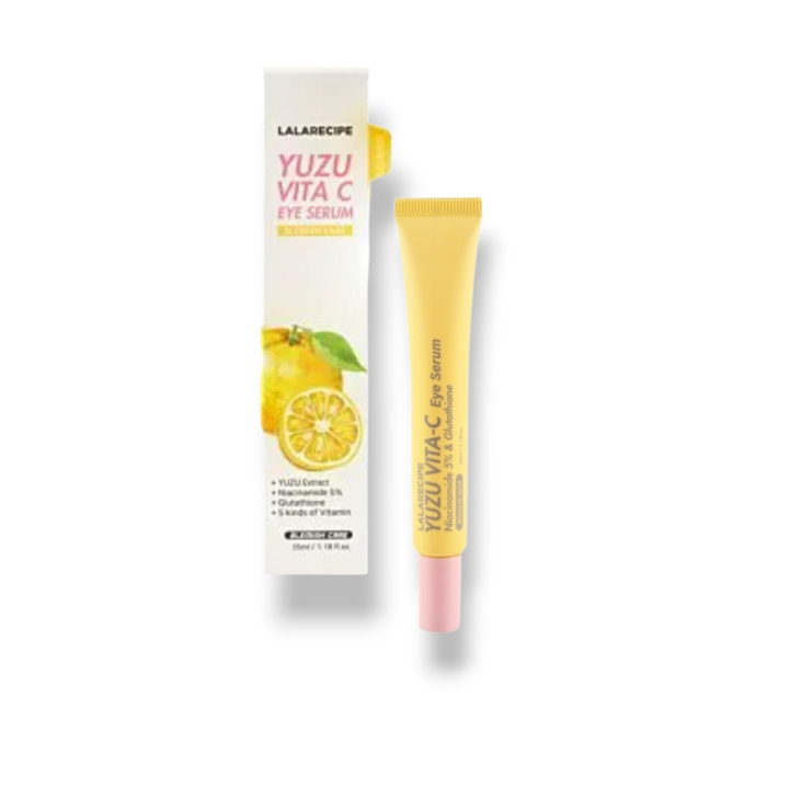 LalaRecipe rozjaśniające serum pod oczy z witaminą C (Yuzu Vita C Eye Serum)