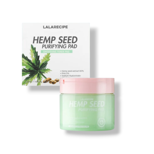 LalaRecipe oczyszczająco-kojące płatki z wyciągiem z nasion konopi (Hemp Seed Purifying Pad).png