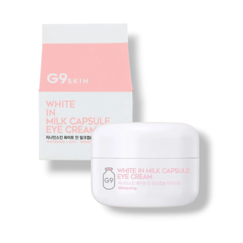 G9Skin krem pod oczy rozjaśniający cienie (White in Milk Capsule Eye Cream) .png