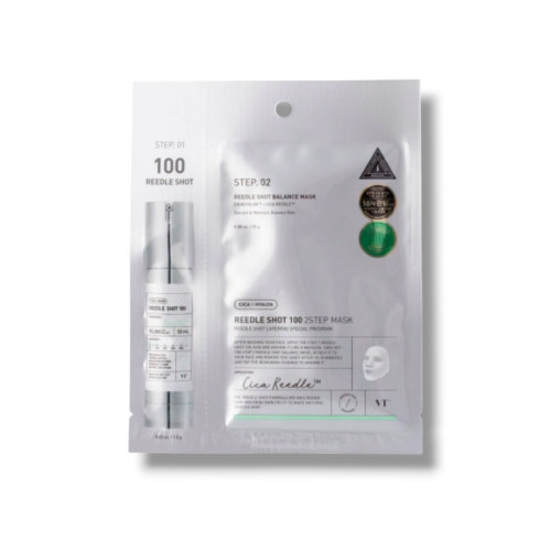 VT Cosmetics ujędrniająca maska do twarzy z serum (Reedle Shot 100 2Step Mask)