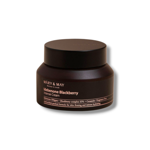 Mary&amp;May Przeciwzmarszczkowy, nawilżający krem do twarzy ( Idebenone + Blackberry Complex Intensive Total Care 70g)