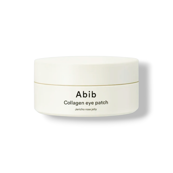 Abib – Collagen Eye Patch Jericho Rose Jelly to hydrożelowe płatki pod oczy o działaniu nawilżającym, rozświetlającym i przeciwzmarszczkowym.
