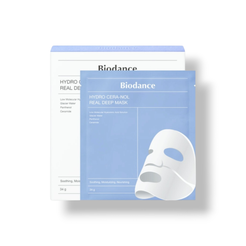 Biodance nawilżająca maska kolagenowa do twarzy (Hydro Cera-Nol Real Deep Mask 34g x 4szt.)