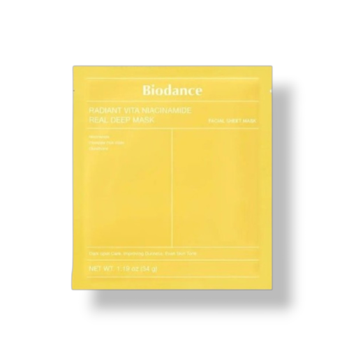 Biodance Rozświetlająca maska do twarzy (Radiant Vita Niacinamide Real Deep Mask.png