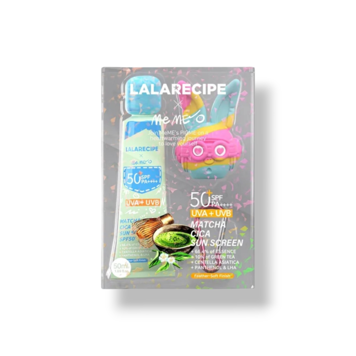 Lalarecipe Łagodzący krem przeciwsłoneczny SPF50+ PA++++ (Matcha Cica Sun Cream 50ml)