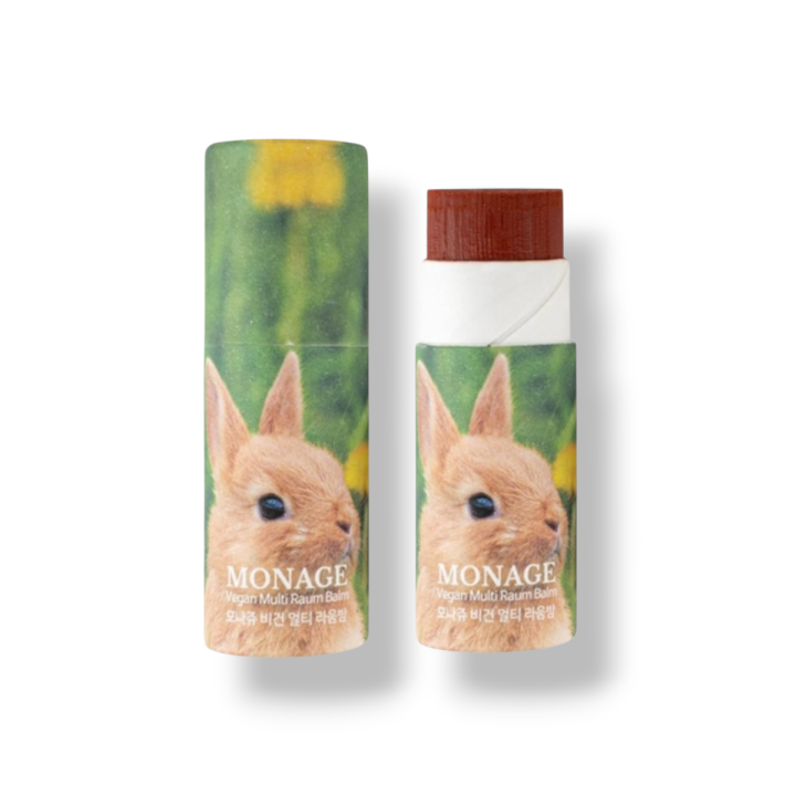 Monage Nawilżający balsam koloryzujący w sztyfcie do ust i policzków, królik.png