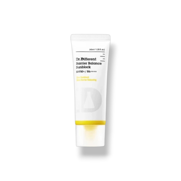 Dr.Different Mineralny krem przeciwsłoneczny (Barrier Balance Sunblock SPF 50+ PA++++)