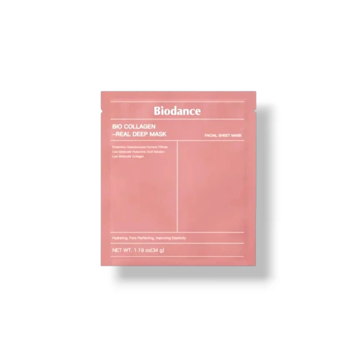Biodance wygładzająca maska kolagenowa do twarzy (Bio Collagen - Real Deep Mask 34g)