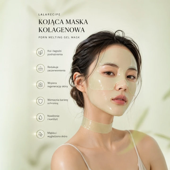 Lalarecipe Kojąca maska kolagenowa PDRN Melting Gel Mask
