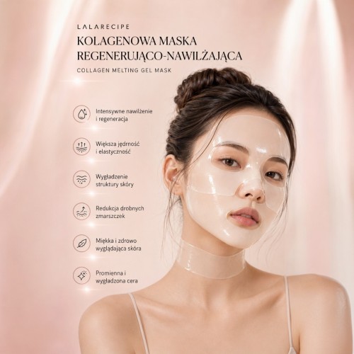 Lalarecipe Kolagenowa maska hydrożelowa Collagen Melting Gel Mask