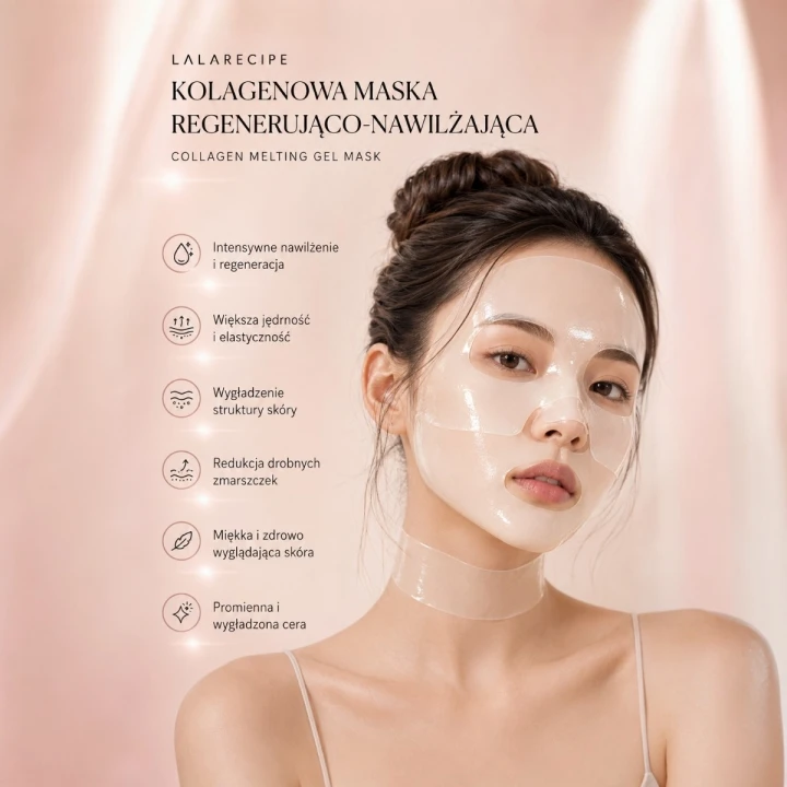 Lalarecipe Kolagenowa maska hydrożelowa Collagen Melting Gel Mask