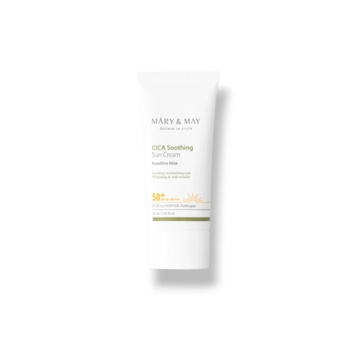 Mary&amp;May Łagodzący krem przeciwsłoneczny SPF 50+ (CICA Soothing Sun Cream SPF50+ PA++++ 50 ml )