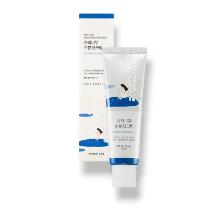 Round Lab Nawilżający krem przeciwsłoneczny z sokiem z brzozy (Birch Juice Moisturizing Sun Cream SPF50+ PA++++ 50ml)