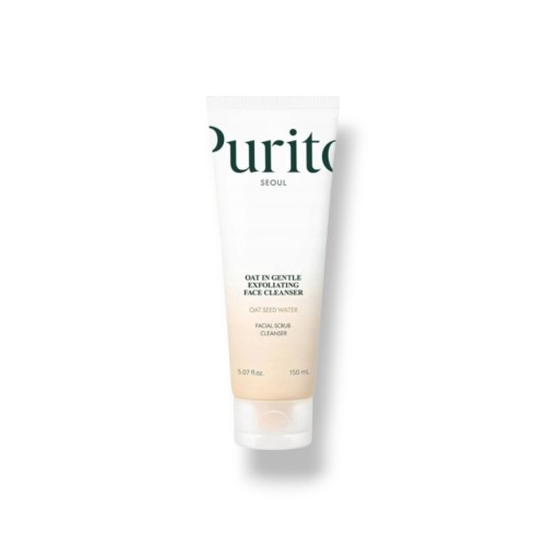 PURITO SEOUL Oat In Gentle Exfoliating Face Cleanser 150 ml – owsiany żel oczyszczający do twarzy z delikatnymi drobinami złuszczającymi.