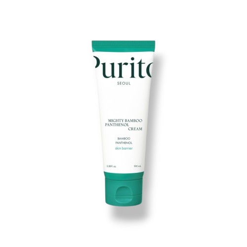 PURITO SEOUL Regenerujący krem do twarzy z pantenolem (Mighty Bamboo Panthenol Cream, 100ml)