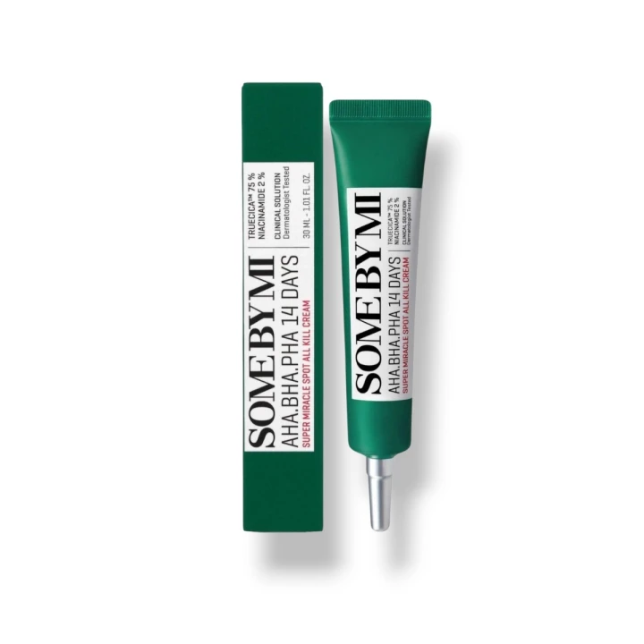 SOME BY MI Krem punktowy na zmiany trądzikowe (AHA BHA PHA 14 DAYS Super Miracle Spot All Kill Cream