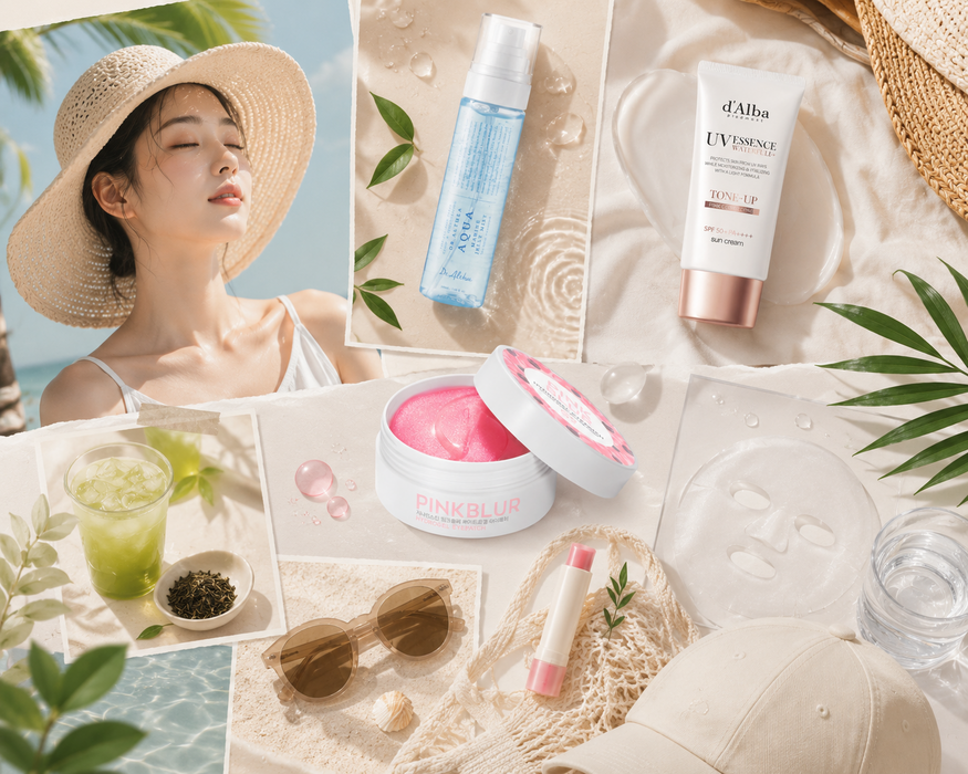 K-beauty na lato: Jak dbać o cerę w upały 35–40°C bez obciążania skóry?