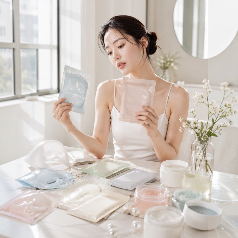 Jak wybrać koreańską maskę do twarzy? Kompletny przewodnik K-beauty po maskach hydrożelowych, w płachcie i na noc.